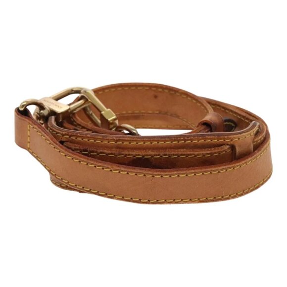 LOUIS VUITTON Adjustable Shoulder Strap Leather 36.6""""-44.1"""" Beige Auth... - Picture 7 of 12
